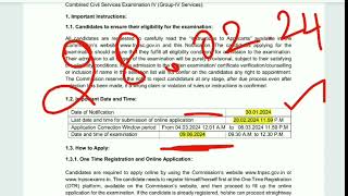 😍TNPSC GROUP 4 Notification 2024  Exam Date June 2024  Tnpsc Prepration in Tamil [upl. by Ymeraj]