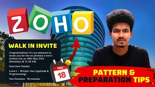 Zoho software developer written test may 18  zoho written test aptitude amp programming Preparation [upl. by Akinirt]