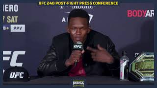 UFC 248 PostFight Press Conference Live Stream  MMA Fighting [upl. by Lehacim386]