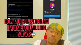 HOW MUCH I GOT PAID FROM INSTAGRAM REELS BONUS PROGRAM FOR SUMMER 😱 [upl. by Martz246]