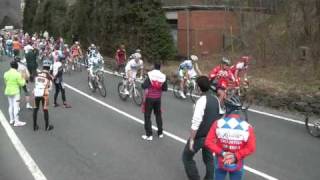 Pozzato at MilanSanremos feedzone [upl. by Bandur252]