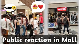 Bodybuilder goes shirtless in Delhi Mall 🇮🇳 public reactions sweat arena zone [upl. by Thant]