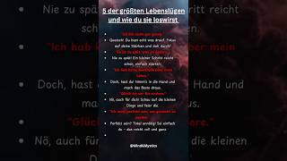 quot5 der größten Lebenslügenquot motivation darkpsychology psychology mindset sprüche [upl. by Ettigirb322]