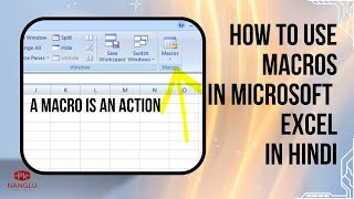 How to Use Macros in excel  Record Macros in Excel in HINDI [upl. by Sims]