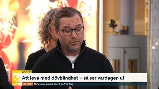 Torbjörn lever som dövblind ”En väldig kamp”  Nyhetsmorgon  TV4 amp TV4 Play [upl. by Nylaehs]