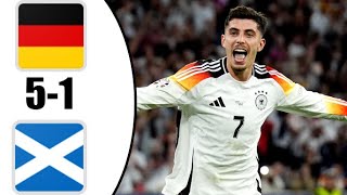 Germany vs Scotland 5 1 All Goals amp Highlights Euro 2024 [upl. by Gerome]