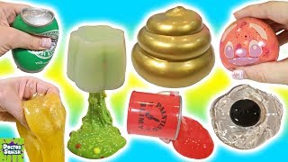 Whats Inside Golden Squishy Can I Make Slime From a Squishy Doctor Squish [upl. by Beauchamp]