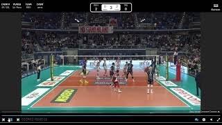 Milano Serve VS Trento Side Out 20241013 3rd [upl. by Trelu]