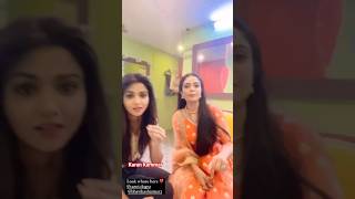 Bhavika Sharma and Tanvi Dogra offscreen masti 😍  ghum hai kisi ke pyar mein Savi ki masti ghkkpm [upl. by Dloraj]