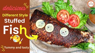 Stuffed fish recipe  stuffed fish fillet  stuffed fish fry recipe  stuffed fish braai recipe [upl. by Aleit767]