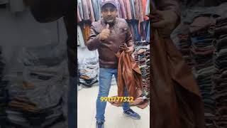 Cheapest leather jacket real leather garment shop number 39 bikaji cama place Mohammadpur [upl. by Dnalrah]