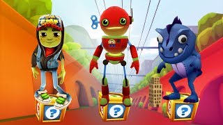 Subway Surfers Gameplay  Tagbot vs Zombie Jake vs Dino Cartoons Mee [upl. by Kalie]