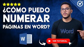 Cómo NUMERAR PÁGINAS en Word  🔢 Numerar Desde Cualquier Página 🔢 [upl. by Norven]