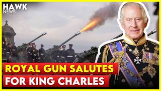 King Charles 76th Birthday Marked with Royal Gun Salutes [upl. by Einnaj]