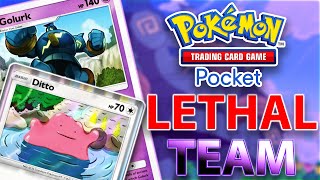 DITTO Is INSANE With GOLURK In This Deck  Pokemon TCG Pocket [upl. by Marder120]