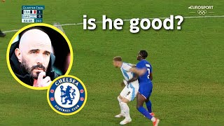 Castello Lukeba vs Argentina  CHELSEA TARGET  Tackles amp Passes 🎯🔵 [upl. by Darius]