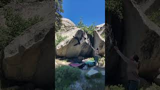 Tuolumne Meadows Bouldering  Roadside Cave V5 [upl. by William]