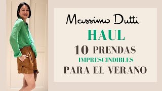 MASSIMO DUTTI HAUL  10 PRENDAS IMPRESCINDIBLES PARA EL VERANO [upl. by Aitahs]