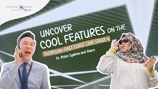 Uncover cool features on the ThomsonEast Coast Line 4 TEL4 🤎🚇😎 [upl. by Petra]