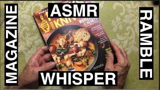 ASMR MAGAZINE WHISPER GO THREW GUM CHEW [upl. by Raybourne360]