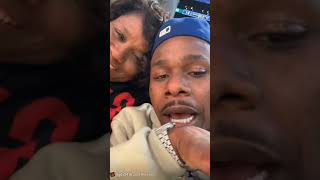 DaBaby Took His Mom To The Lakers vs Grizzlies Game dababy [upl. by Laina157]