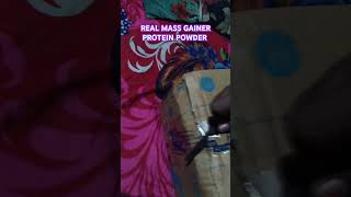 REAL MASS GAINER PROTEIN POWDER UNBOXING VIDEO [upl. by Arytahs]