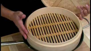 Cooking Tips  How to Use a Bamboo Steamer [upl. by Roldan]