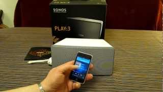 Sonos PLAY 3 aka S3  Hands on Review Part of multiroom home setup [upl. by Say766]