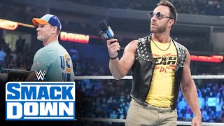 FULL SEGMENT — John Cena and LA Knight turn the tables on Roman Reigns SmackDown Oct 13 2023 [upl. by Odraboel552]