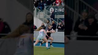 THIS TRY WAS AWESOME TO CAPTURE FROM SARACENS WOMEN VS HARLEQUINS rugby womensrugby [upl. by Kaz]