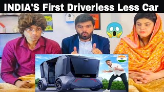 Indias First Driverless Car Pakistani Reaction [upl. by Narmak]