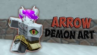 ARROW BLOOD DEMON ART SHOWCASE  Demon Slayer RPG Roblox [upl. by Nyrehtac]