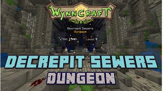 Wynncraft  Decrepit Sewers Dungeon [upl. by Staffan239]