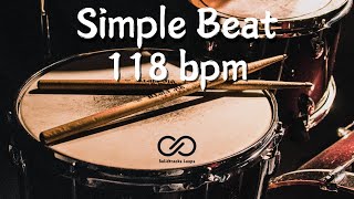 118 bpm Simple beat  Pop Rock by Solidtracks Loops [upl. by Arst]