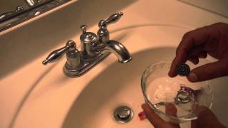 How to Clean a Bathroom sink Faucet Aerator Screen Low water pressure EASY DIY [upl. by Storfer]