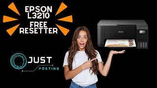 How to reset L3210 printer  Paano mag reset ng L3210 printer with free resetter [upl. by Paz]