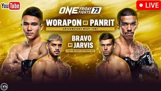 ONE Friday Fights 73 Worapon vs Panrit  LIVE STREAM  Muay Thai Watch Party  ONE Lumpinee 73 [upl. by Htebzile295]