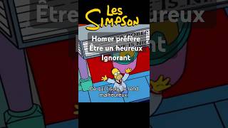 Homer préfère être un heureux ignorant quun intellectuel esseulé [upl. by Namyh]