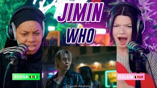 지민 Jimin Who Official MV and CHOREOGRAPHY 지민 Jimin ‘Who’ Dance Practice reaction [upl. by Atse]