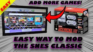 Simple Way to HackMod Your SNES Classic StepbyStep How To Guide Add More Games [upl. by Wendye]