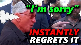 Robert De Niro SPAZZES At Hecklers And INSTANTLY REGRETS It Donald Trump RESPONDS [upl. by Ayahsey]