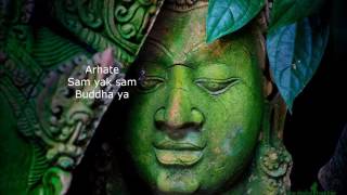 Avalokitesvara Mantra Lyric Namo Ratna Trayaya [upl. by Aicercal701]