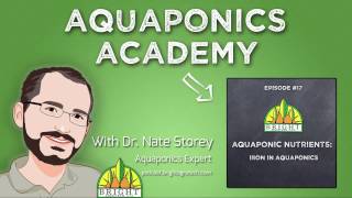 Aquaponics Academy 17 Iron In Aquaponics [upl. by Herbst962]