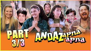 ANDAAZ APNA APNA MOVIE REACTION Part 33  Amir khan and Salman Khan [upl. by Nnylyak]