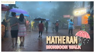 Walking in 🌧️ at Matheran Market  Matheran Hill Station  Matheran in Monsoon 2024 [upl. by Aldarcy183]