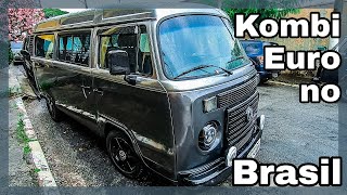 KOMBI EURO KUSTOM  KOMBI CUSTOMIZADA COM DIREÇÃO ELÉTRICA DE HOT ROD  KOMBI PADRÃO PARA A EUROPA [upl. by Tnek]