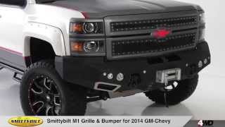 Smittybilt M1 Grille amp Bumper for 2014 Chevy 1500 [upl. by Yenobe927]