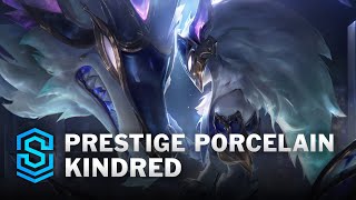 Prestige Porcelain Kindred Skin Spotlight  League of Legends [upl. by Lotus]