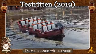 Efteling De Vliegende Hollander  Testritten na jaarlijks onderhoud 2019 [upl. by Nevin24]