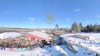 Birkie 2024 360 Startline Flyover [upl. by Mcclish]